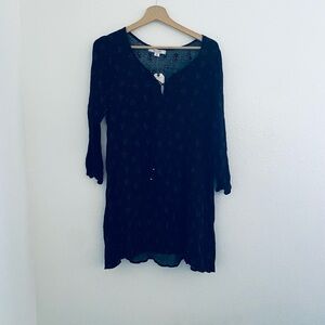 Adam Levine Collection Dark Long Sleeve Dress